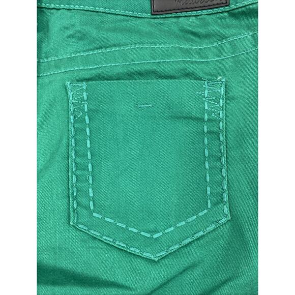 Maurice Jeans Womens Medium‎ Green Denim Straight Stretch Comfy - Picture 12 of 12